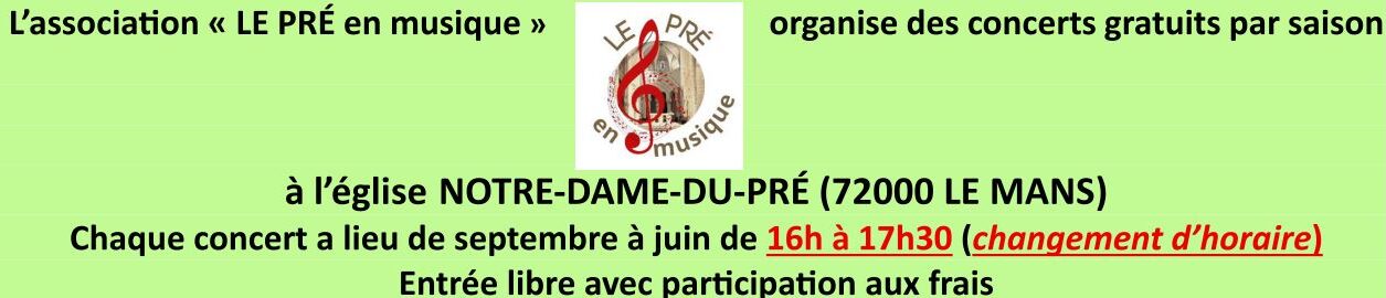 Le Pré en musique