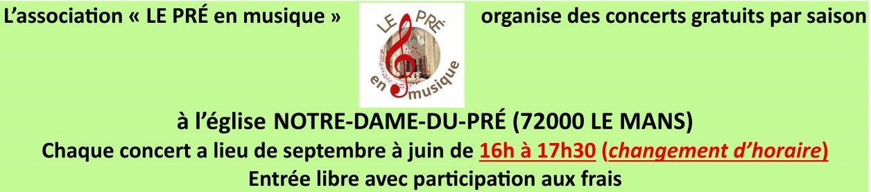 Le Pré en musique